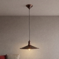 BRILAGI - Pendelleuchte an Kabel FORGE 1xE27/60W/230V Ø 36 cm Patina/Kupfer