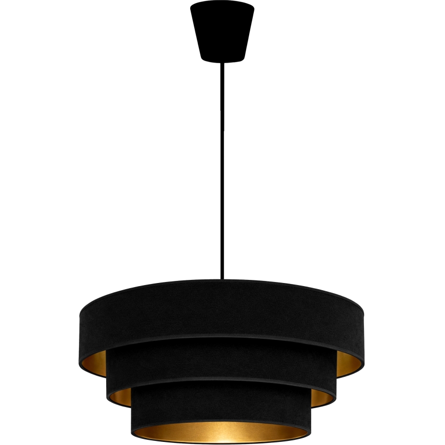 Brilagi - Pendelleuchte an Kabel LUNETA 1x E27/60W/230V, Ø 40 cm, schwarz/gold