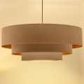 Brilagi - Pendelleuchte an Kabel LUNETA 3xE27/60W/230V Ø 80 cm beige/gold
