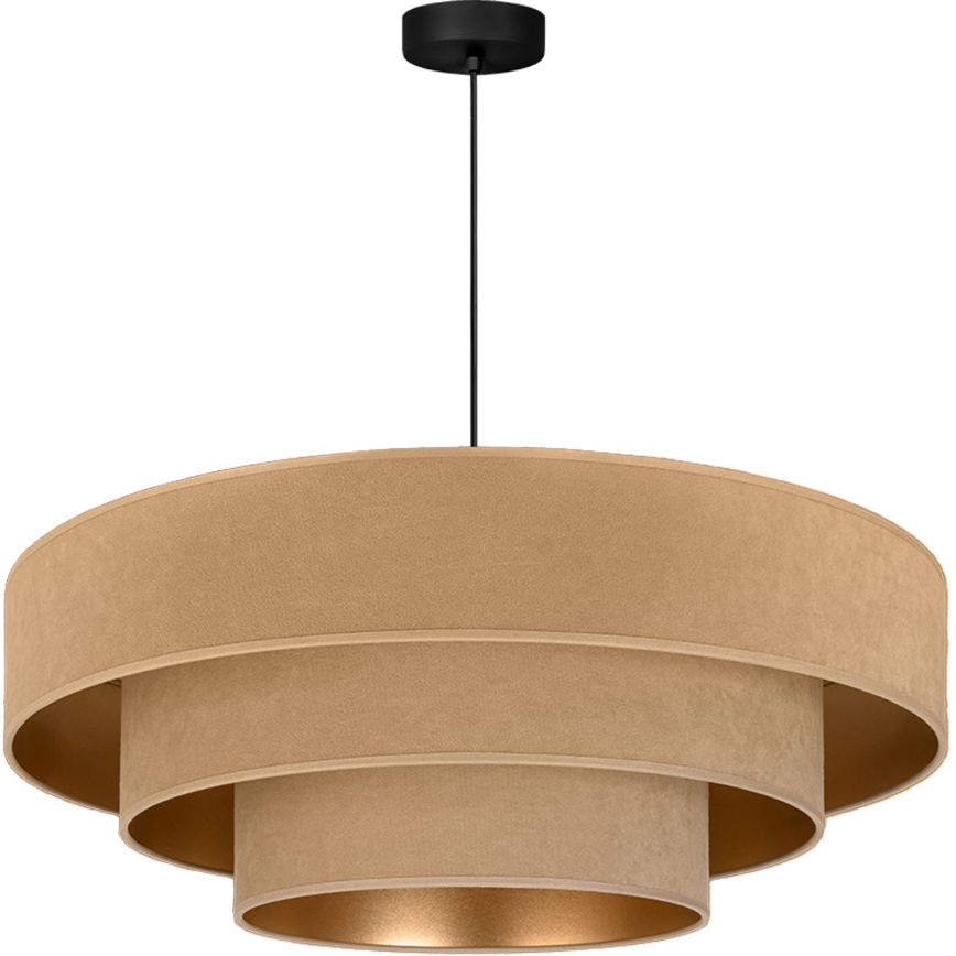 Brilagi - Pendelleuchte an Kabel LUNETA 3xE27/60W/230V Ø 80 cm beige/gold
