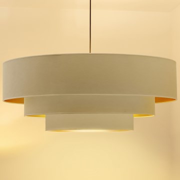 Brilagi - Pendelleuchte an Kabel LUNETA 3xE27/60W/230V Ø 80 cm creme/gold