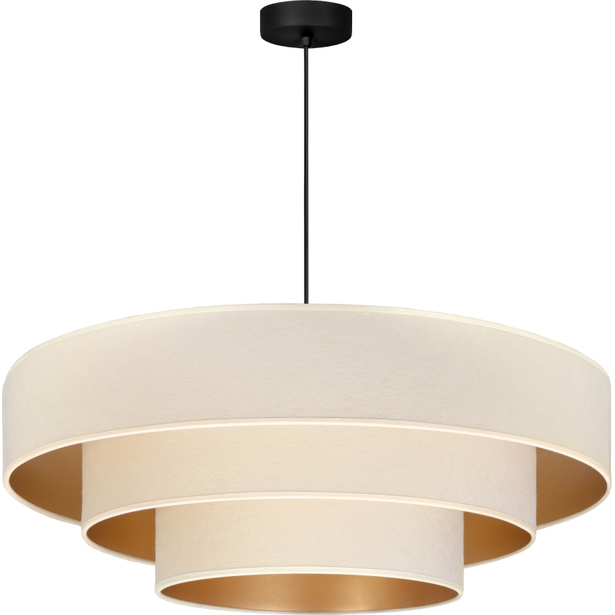 Brilagi - Pendelleuchte an Kabel LUNETA 3xE27/60W/230V Ø 80 cm creme/gold