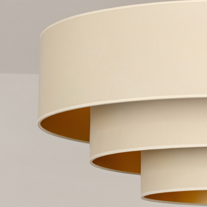 Brilagi - Pendelleuchte an Kabel LUNETA 3xE27/60W/230V Ø 80 cm creme/gold