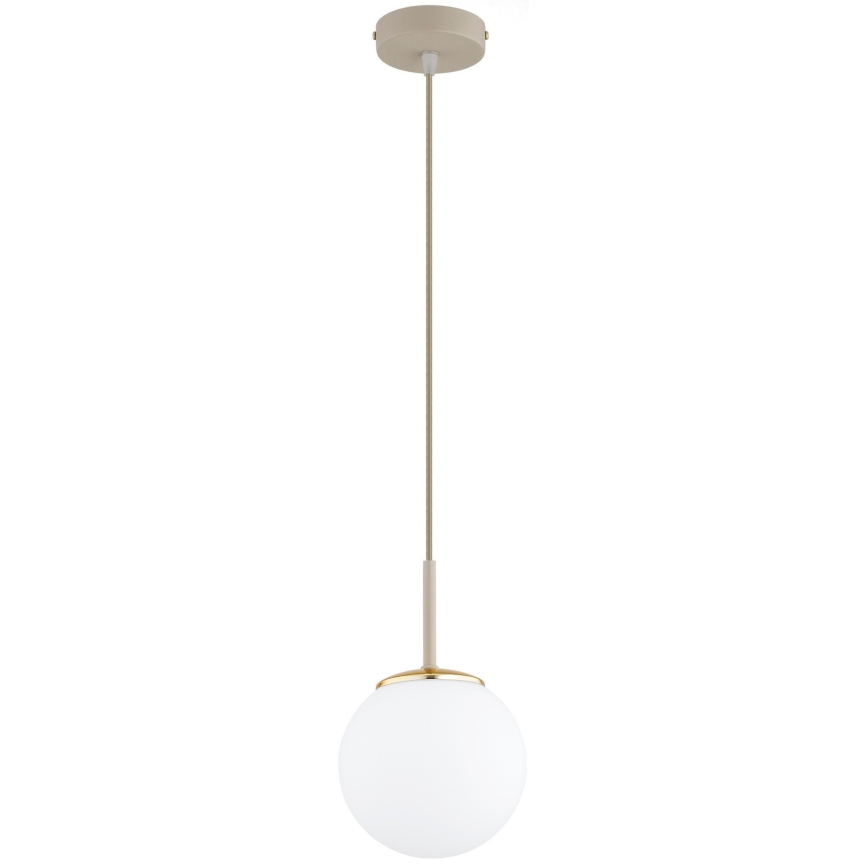 Brilagi - Pendelleuchte an Kabel MILO ECRU 1xE27/60W/230V beige/gold