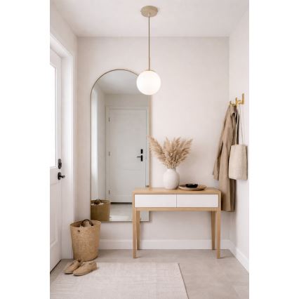 Brilagi - Pendelleuchte an Kabel MILO ECRU 1xE27/60W/230V beige/gold