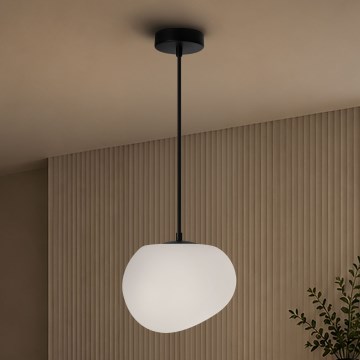 BRILAGI - Pendelleuchte an Kabel PEBBLES 1xE27/40W/230V Ø 20 cm schwarz