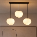 BRILAGI - Pendelleuchte an Kabel PEBBLES 3xE27/40W/230V schwarz