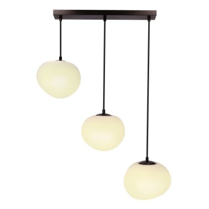 BRILAGI - Pendelleuchte an Kabel PEBBLES 3xE27/40W/230V schwarz