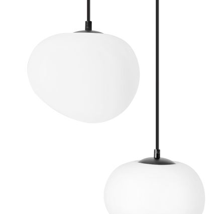 BRILAGI - Pendelleuchte an Kabel PEBBLES 3xE27/40W/230V schwarz
