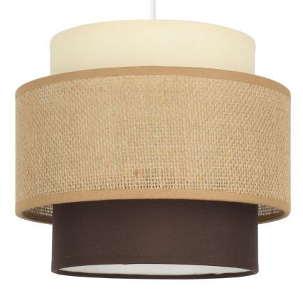 Brilagi - Pendelleuchte an Kabel RESNA 2xE27/60W/230V Ø 30 cm beige/schwarz