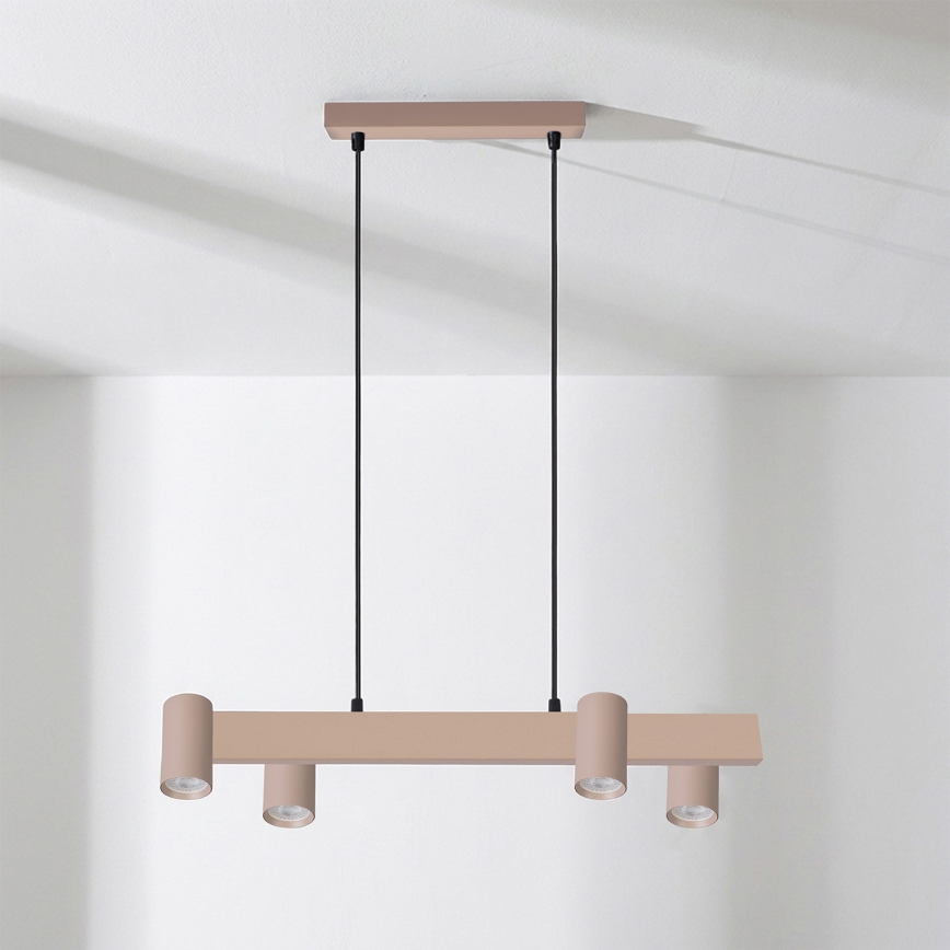 Brilagi - Pendelleuchte an Kabel SELE 4xGU10/30W/230V beige