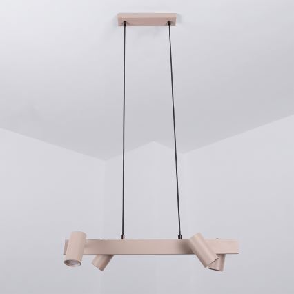 Brilagi - Pendelleuchte an Kabel SELE 4xGU10/30W/230V beige