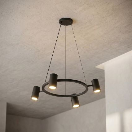 Brilagi - Pendelleuchte an Kabel SELE 4xGU10/30W/230V schwarz