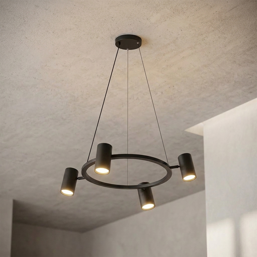 Brilagi - Pendelleuchte an Kabel SELE 4xGU10/30W/230V schwarz
