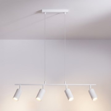 Brilagi - Pendelleuchte an Kabel SELE 4xGU10/30W/230V weiß