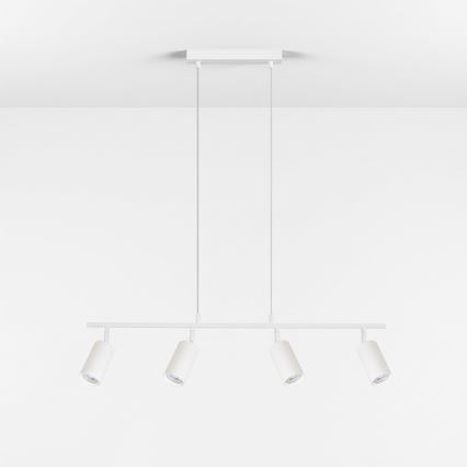 Brilagi - Pendelleuchte an Kabel SELE 4xGU10/30W/230V weiß