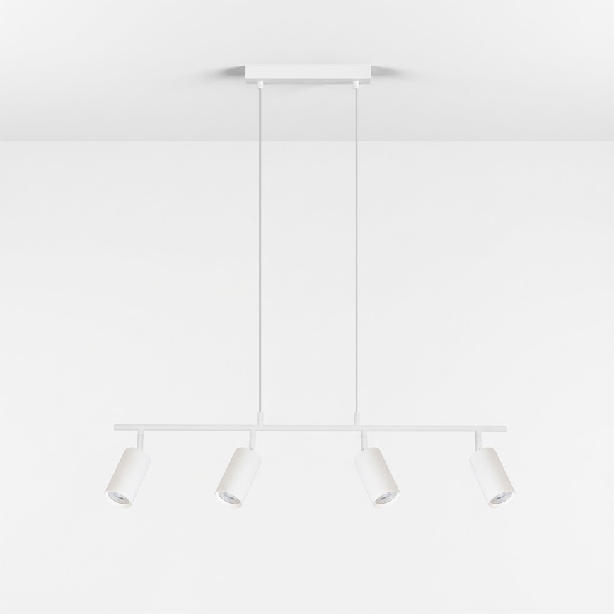 Brilagi - Pendelleuchte an Kabel SELE 4xGU10/30W/230V weiß