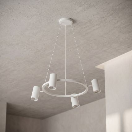Brilagi - Pendelleuchte an Kabel SELE 4xGU10/30W/230V weiß