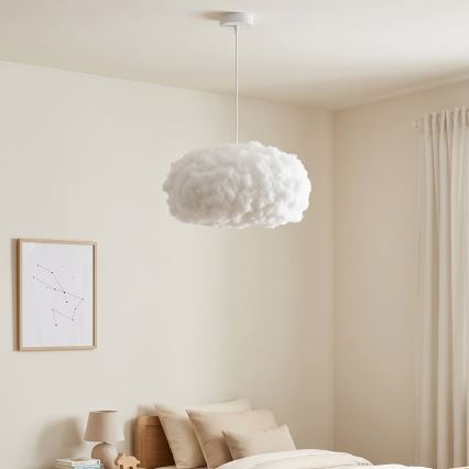 Brilagi - Pendelleuchte an Kabel SOLEAIR 1xE27/60W/230V Ø 45 cm weiß