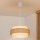 Brilagi - Pendelleuchte an Kabel SPACE 1xE27/60W/230V Ø 40 cm beige/creme