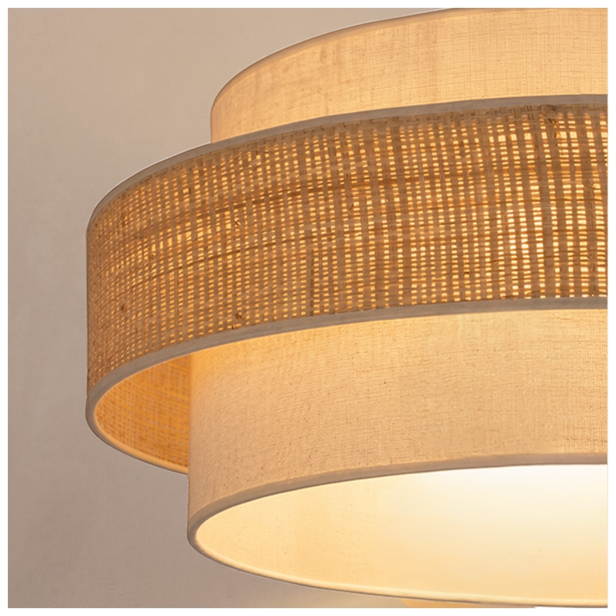 Brilagi - Pendelleuchte an Kabel SPACE 1xE27/60W/230V Ø 40 cm beige/creme
