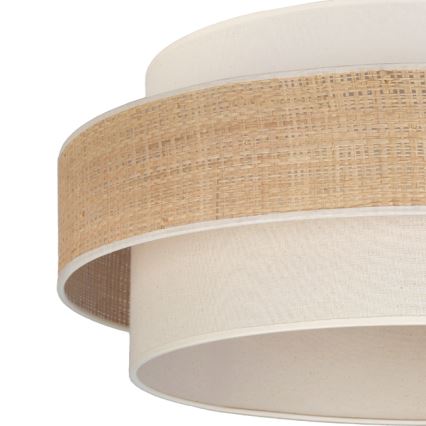 Brilagi - Pendelleuchte an Kabel SPACE 1xE27/60W/230V Ø 40 cm beige/creme