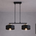 Brilagi - Pendelleuchte an Kabel SPRING 2xE27/60W/230V schwarz/gold