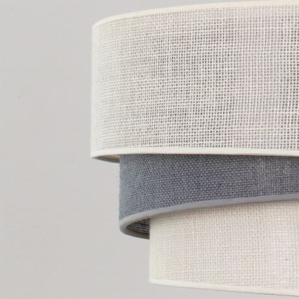 Brilagi - Pendelleuchte an Kabel TRIO 1xE27/60W/230V Ø 40 cm creme/grau