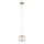 Brilagi - Pendelleuchte an Kabel VULCANO 1xG9/8W/230V gold/rauchiges Beige