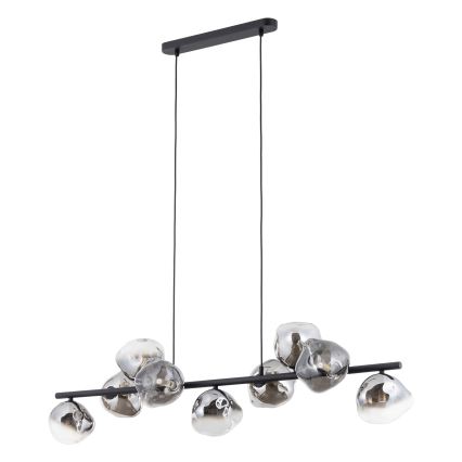 Brilagi - Pendelleuchte an Kabel VULCANO 9xG9/8W/230V schwarz/rauchschwarz