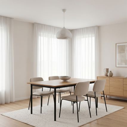 BRILAGI - Pendelleuchte an Kabel WABI SABI 1xE27/40W/230V Ø 32 cm weiß