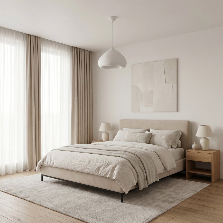 BRILAGI - Pendelleuchte an Kabel WABI SABI 1xE27/40W/230V Ø 32 cm weiß