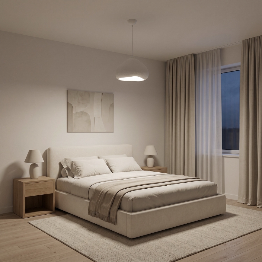 BRILAGI - Pendelleuchte an Kabel WABI SABI 1xE27/40W/230V Ø 32 cm weiß