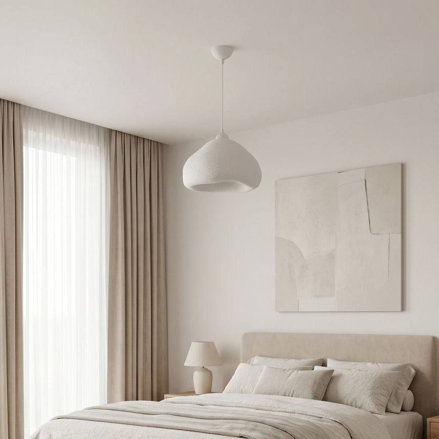 BRILAGI - Pendelleuchte an Kabel WABI SABI 1xE27/40W/230V Ø 32 cm weiß