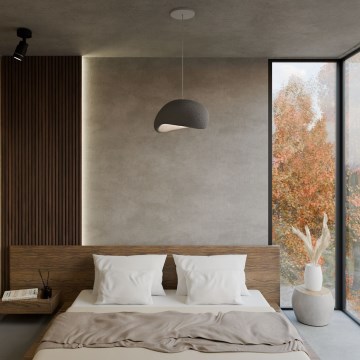 Brilagi - Pendelleuchte an Kabel WABI SABI 1xE27/40W/230V Ø 35 cm grau