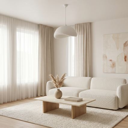 Brilagi - Pendelleuchte an Kabel WABI SABI 1xE27/40W/230V Ø 42 cm weiß