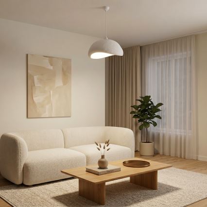 Brilagi - Pendelleuchte an Kabel WABI SABI 1xE27/40W/230V Ø 42 cm weiß