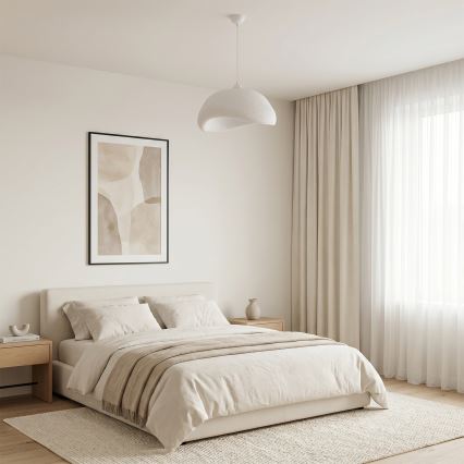 Brilagi - Pendelleuchte an Kabel WABI SABI 1xE27/40W/230V Ø 42 cm weiß