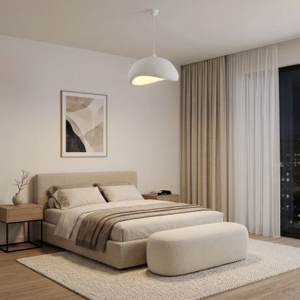 Brilagi - Pendelleuchte an Kabel WABI SABI 1xE27/40W/230V Ø 42 cm weiß