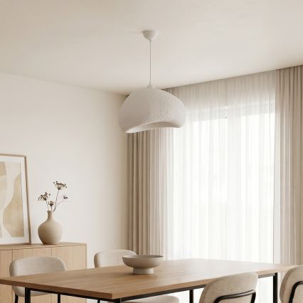 Brilagi - Pendelleuchte an Kabel WABI SABI 1xE27/40W/230V Ø 42 cm weiß
