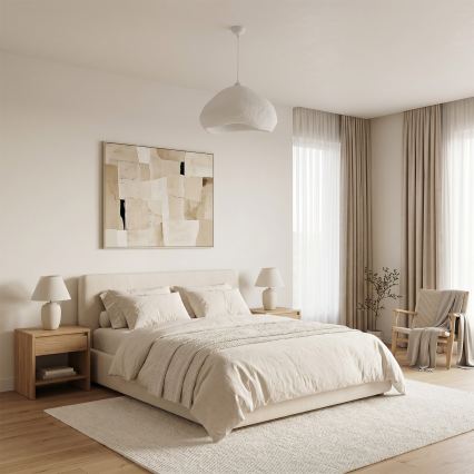 Brilagi - Pendelleuchte an Kabel WABI SABI 1xE27/40W/230V Ø 50 cm weiß
