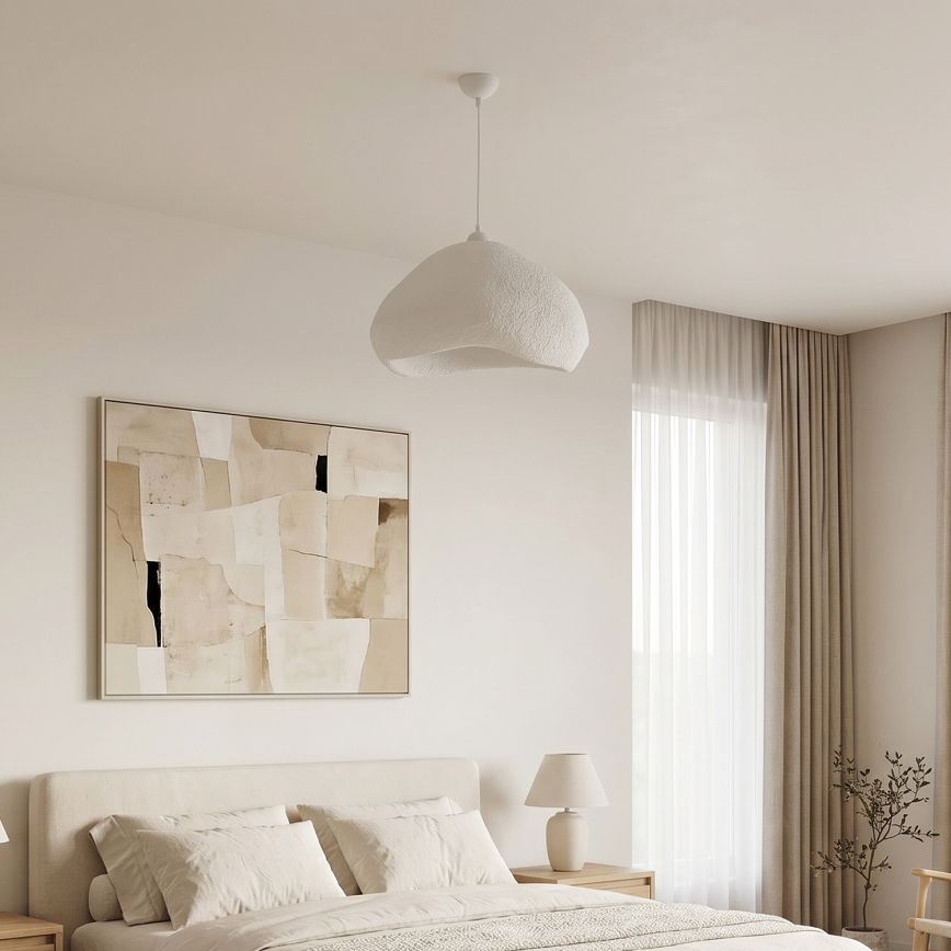 Brilagi - Pendelleuchte an Kabel WABI SABI 1xE27/40W/230V Ø 50 cm weiß