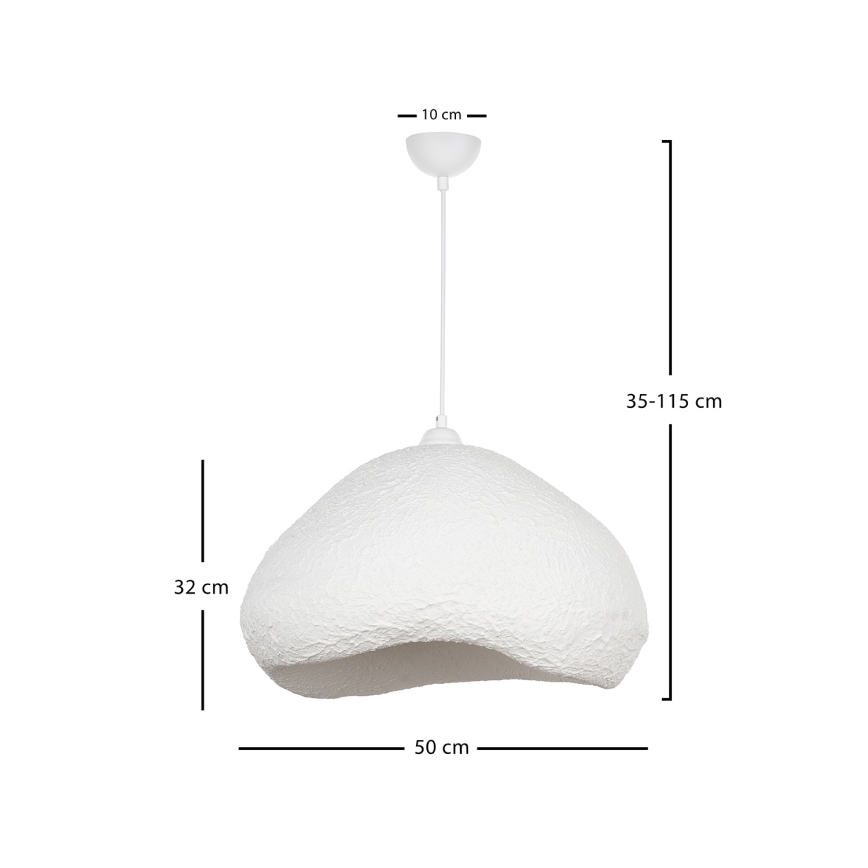 Brilagi - Pendelleuchte an Kabel WABI SABI 1xE27/40W/230V Ø 50 cm weiß