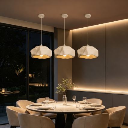 BRILAGI - Pendelleuchte an Kabel WABI SABI 1xE27/60W/230V Ø 30 cm weiß