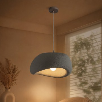 BRILAGI - Pendelleuchte an Kabel WABI SABI 1xE27/60W/230V Ø 40 cm grau