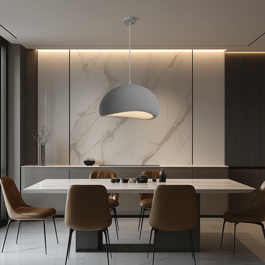 BRILAGI - Pendelleuchte an Kabel WABI SABI 1xE27/60W/230V Ø 50 cm grau