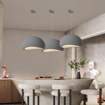 BRILAGI - Pendelleuchte an Kabel WABI SABI 1xE27/60W/230V Ø 50 cm grau