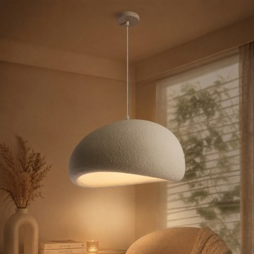 BRILAGI - Pendelleuchte an Kabel WABI SABI 1xE27/60W/230V Ø 50 cm weiß