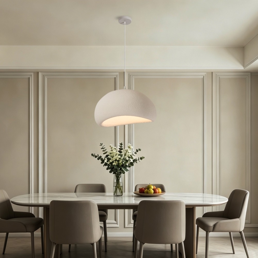 BRILAGI - Pendelleuchte an Kabel WABI SABI 1xE27/60W/230V Ø 50 cm weiß