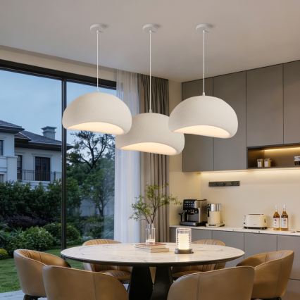 BRILAGI - Pendelleuchte an Kabel WABI SABI 1xE27/60W/230V Ø 50 cm weiß